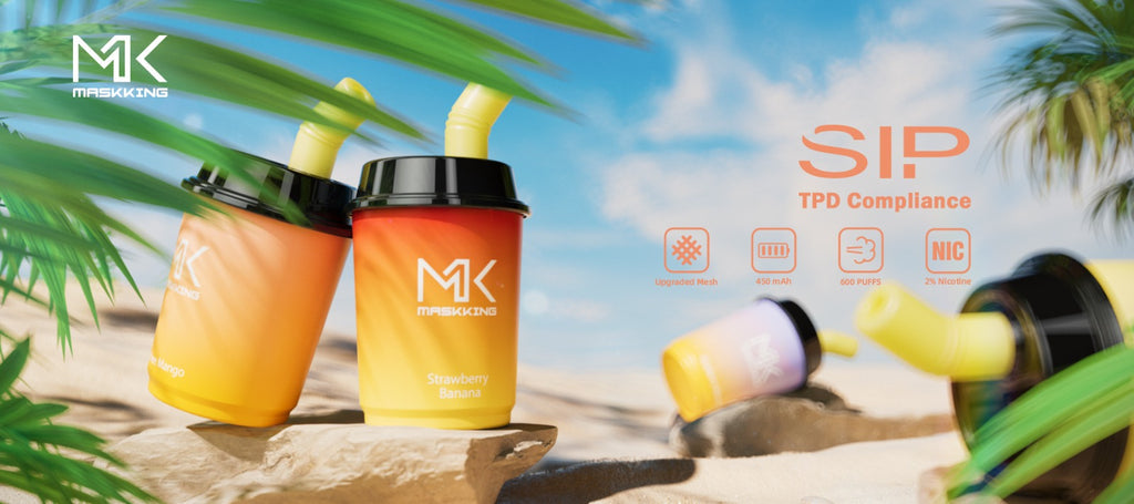 MK (MASKKING) SIP 600 PUFF 2% - DISPOSABLE VAPE POD DEVICE - CUP DESIG KEL VAPORS MK (MASKKING) SIP 600 PUFF 2% - DISPOSABLE VAPE POD DEVICE - CUP DESIG KEL VAPORS