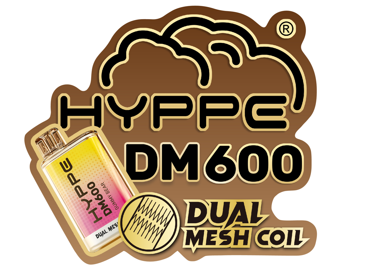 HYPPE DM600 2 % 600 PUFF - DUAL MESH COIL - DISPOSABLE VAPE POD DEVICE **(PACK OF 10)**